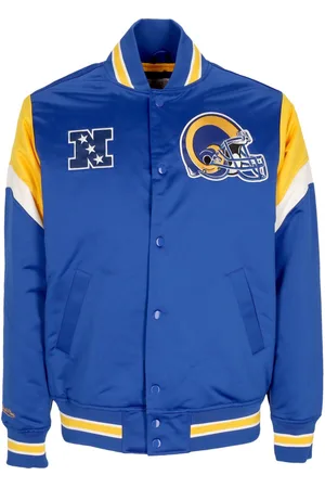 Mitchell & Ness Giubbotto Bomber Uomo Nfl Heavyweight Satin Jacket Losram