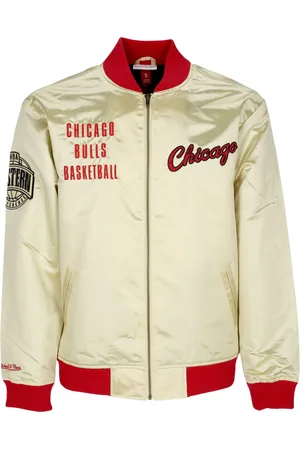 Mitchell & Ness Giubbotto Bomber Uomo Nba Team Og 2.0 Lightweight Satin Jacket Vintage Logo Chibul