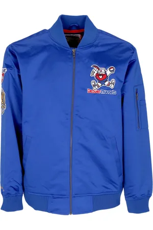 Mitchell & Ness Giubbotto Bomber Uomo Nba Lightweight Satin Bomber Dennug