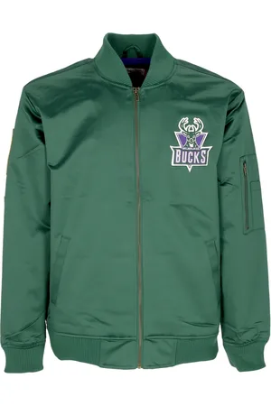 Mitchell & Ness Giubbotto Bomber Uomo Nba Lightweight Satin Bomber Milbuc