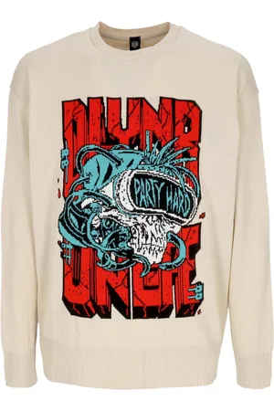 DOLLY NOIRE Maglione Leggero Uomo Party Hard Skull Sweater