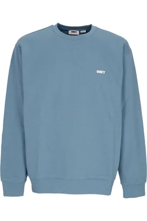 Obey Felpa Leggera Girocollo Uomo Bold Box Fit Premium Crew Fleece