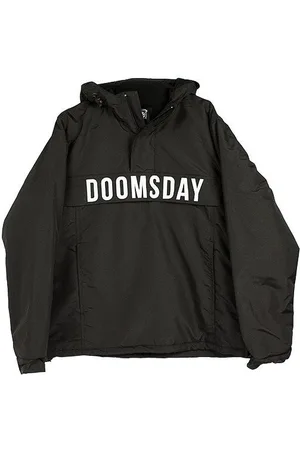 Doomsday Giaccone Infilabile Uomo Hammerhead Pullover Jacket Black/white