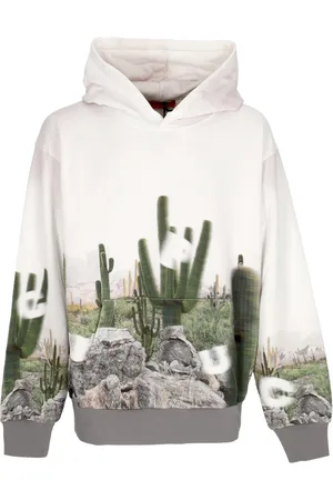 Acupuncture Felpa Leggera Cappuccio Uomo Cactus Hoodie