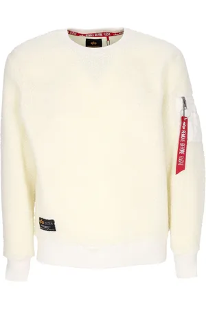 Alpha Industries Felpa Girocollo Uomo Teddy Sweater