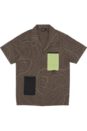 DOLLY NOIRE Camicia Manica Corta Uomo Dune Bowling Shirt