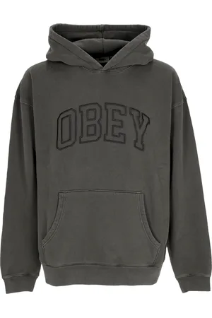 Obey Felpa Leggera Cappuccio Uomo Pigment Collegiate Extra Heavy Hoodie