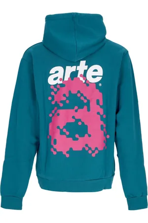 ARTE Felpa Leggera Cappuccio Uomo Harmon Back a Pixel Hoodie