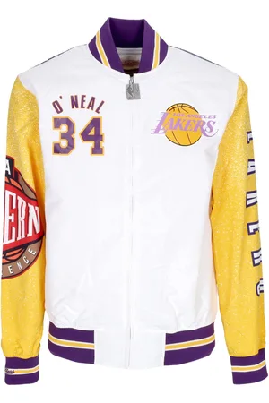 Mitchell & Ness Giubbotto Bomber Uomo Nba Burst Warm Up Jacket No 34 Shaquille O