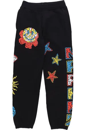 MARKET Pantalone Tuta Felpato Uomo Mosaic Sweatpants X Smiley