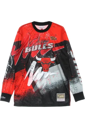 Mitchell & Ness Maglietta Manica Lunga Uomo Nba Hyper Hoops Moto L/s Hardwood Classics Chibul