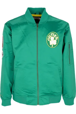Mitchell & Ness Giubbotto Bomber Uomo Nba Lightweight Satin Bomber Boscel