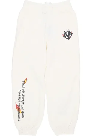 Acupuncture Pantalone Tuta Leggero Uomo Flamed Logo Pants
