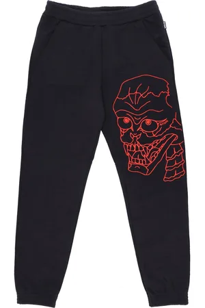 IUTER Pantalone Tuta Felpato Uomo Skull Sweatpant