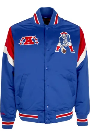 Mitchell & Ness Giubbotto Bomber Uomo Nfl Heavyweight Satin Jacket Neepat
