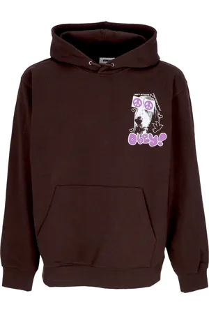 Obey Felpa Leggera Cappuccio Uomo Peace Eyes Box Fit Premium Hoodie