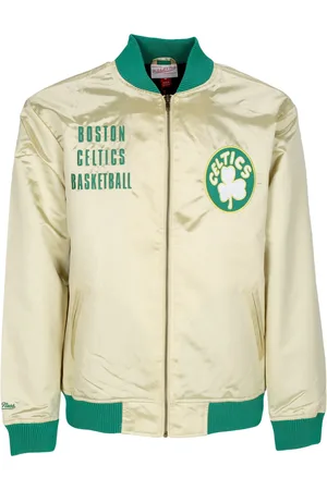 Mitchell & Ness Giubbotto Bomber Uomo Nba Team Og 2.0 Lightweight Satin Jacket Vintage Logo Boscel