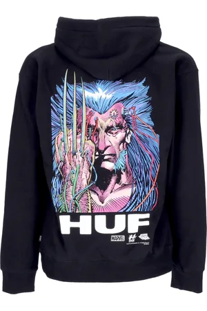 Huf Felpa Cappuccio Uomo Weapon X Po Hoodie X Marvel