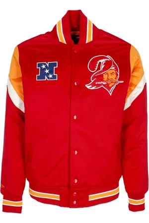 Mitchell & Ness Giubbotto Bomber Uomo Nfl Heavyweight Satin Jacket Tambuc