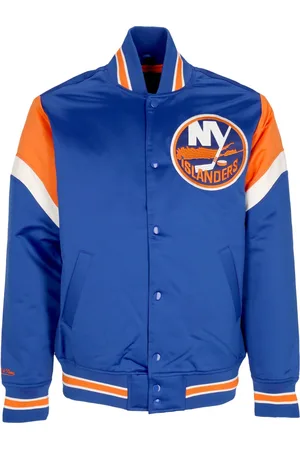 Mitchell & Ness Giubbotto Bomber Uomo Nhl Heavyweight Satin Jacket Neyisl