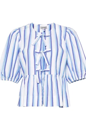 Ganni Camicie Blue