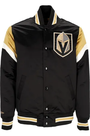 Mitchell & Ness Giubbotto Bomber Uomo Nhl Heavyweight Satin Jacket Vegkni