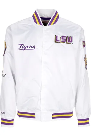 Mitchell & Ness Giubbotto Bomber Uomo Ncaa Hometown Lw Satin Jacket Loutig