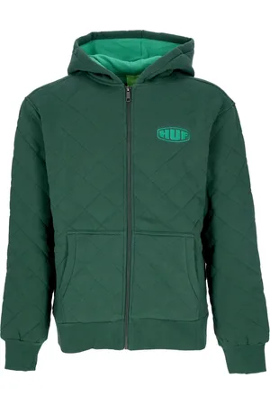Huf Felpa Cappuccio Zip Uomo Workman Quilted Full Zip