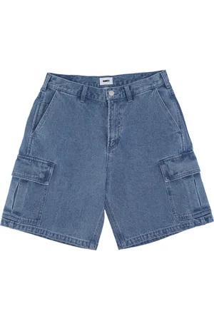 Obey Jeans Corto Uomo Bigwig Baggy Denim Cargo Short