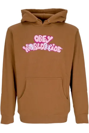 Obey Felpa Cappuccio Donna W Worldwide Butterfly 2 Basic Hooded Fleece