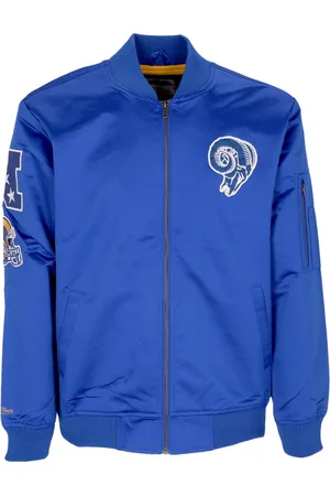 Mitchell & Ness Giubbotto Bomber Uomo Nfl Lightweight Satin Bomber Losram