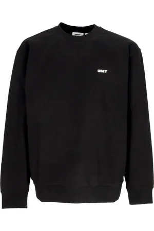 Obey Felpa Leggera Girocollo Uomo Bold Box Fit Premium Crew Fleece