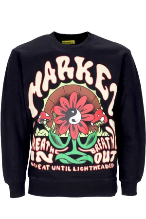 MARKET Felpa Girocollo Uomo Breathwork Crewneck Sweatshirt