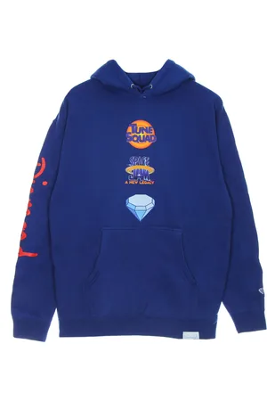 Diamond Supply Felpa Cappuccio Uomo Hook Shot Hoodie X Space Jam 2