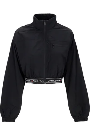 Tommy Hilfiger Giacca a Vento Corta Donna W Crop Taping Windbreaker