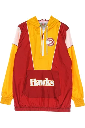 Mitchell & Ness Giacca a Vento Infilabile Uomo Nba Highlight Reel Windbreaker Hardwood Classics Atlhaw