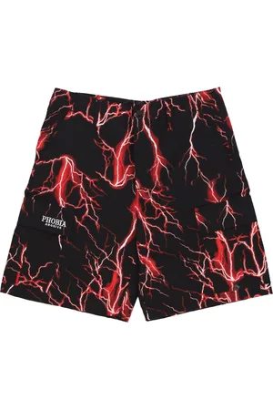 Phobia Pantalone Corto Uomo All Over Lightning Cargo Shorts