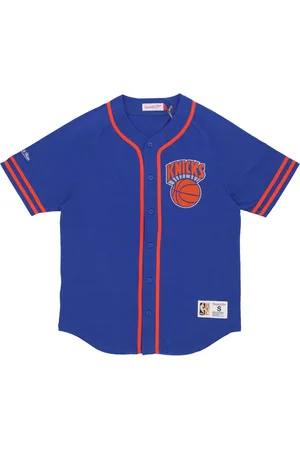 Mitchell & Ness Casacca Bottoni Uomo Nba Fashion Cotton Button Front Vintage Logo Neykni