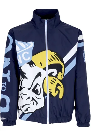 Mitchell & Ness Giacca a Vento Uomo Ncaa Exploded Logo Warm Up Jacket Unchee