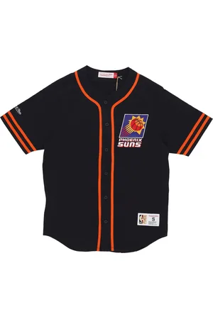 Mitchell & Ness Casacca Bottoni Uomo Nba Fashion Cotton Button Front Vintage Logo Phosun