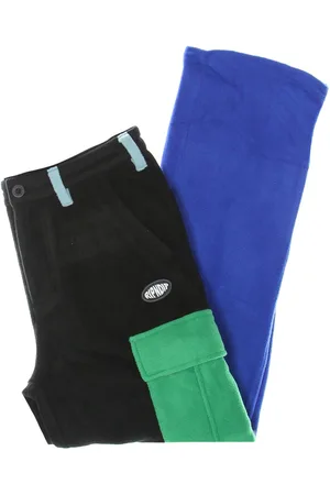 Rip N Dip Pantalone Lungo Uomo Alameda Color Block Polar Fleece Cargo Pants Black/royal