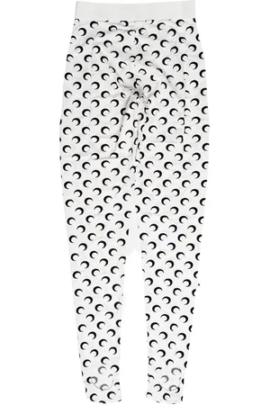Marine Serre Leggings Fuseaux Moon in jersey rigenerato