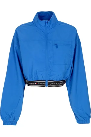 Tommy Hilfiger Giacca a Vento Corta Donna W Crop Taping Windbreaker