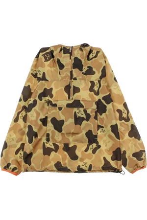 Rip N Dip Giacca a Vento Infilabile Uomo Nermcamo Fanorak Packable Anorak Desert Camo