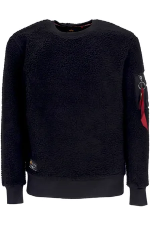 Alpha Industries Felpa Girocollo Uomo Teddy Sweater