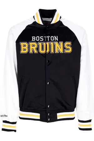 Mitchell & Ness Giubbotto Bomber Uomo Nhl Primetime Lw Satin Jacket Bosbru