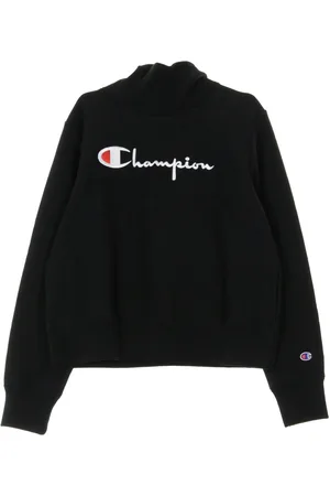 Champion Felpa Collo Alto Corta Donna Turtle Neck L/s Sweatshirt