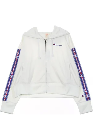 Champion Felpa Cappuccio Corta Donna Full Zip Top