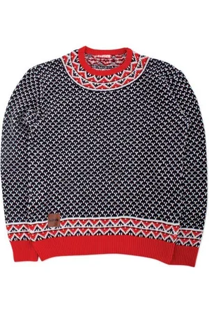 Lobster Maglione Leggero Uomo Sweater "micky" Blue/red