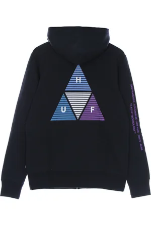 Huf Felpa Cappuccio Zip Uomo Prism Triple Triangle Full Zip Hoodie